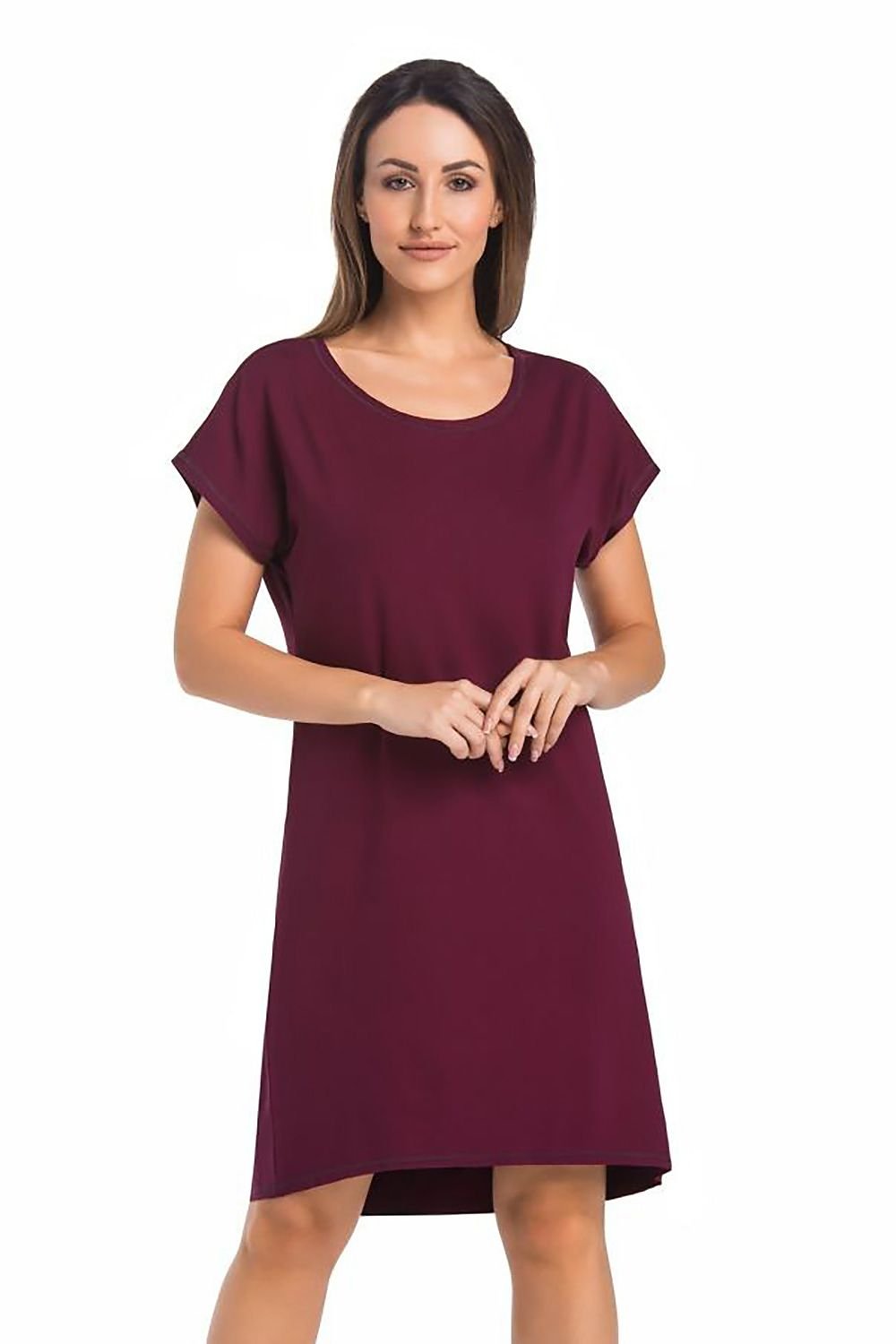 Classic Nightshirt – Teyli violet / XS MAHYSTYLE