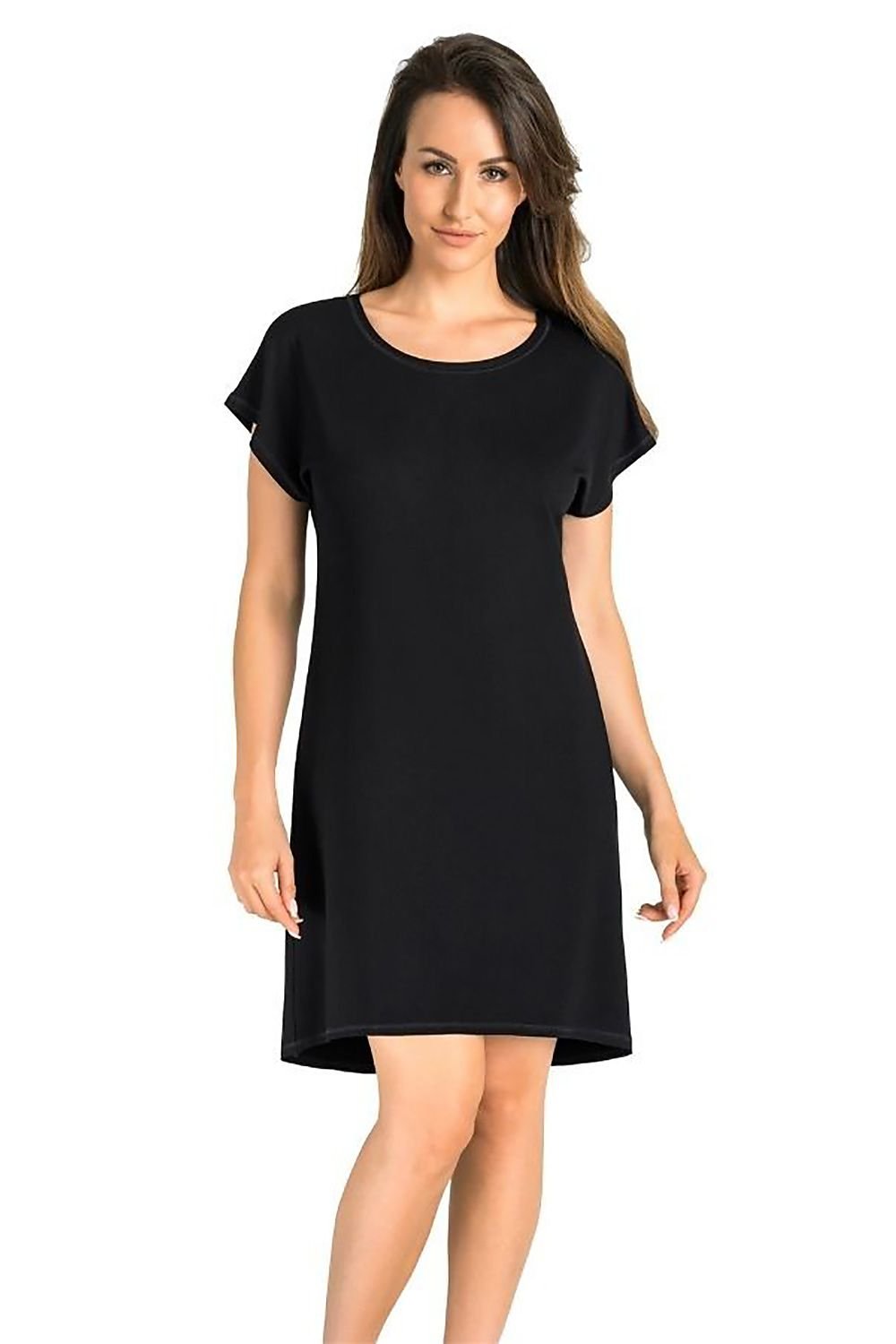 Classic Nightshirt – Teyli black / XS MAHYSTYLE