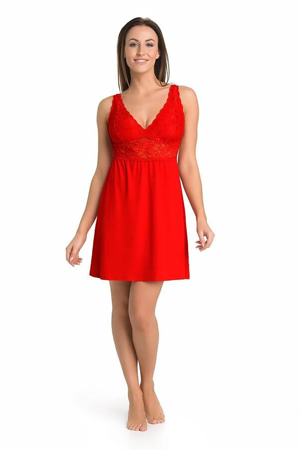 Gloria Nightgown - Teyli red / XS MAHYSTYLE