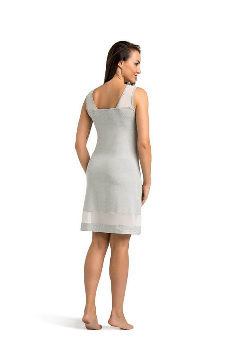 Betti Women's Nightgown - Teyli grey / XS MAHYSTYLE
