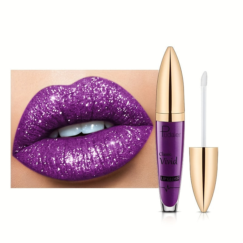 Pudaier Shiny Stars Lipgloss – Fuktighetsgivende & Langvarig Høyglans