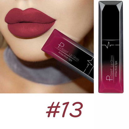 18-Color Matte Liquid Lipstick – Long-Lasting & Waterproof Lip Gloss Color #13 MAHYSTYLE