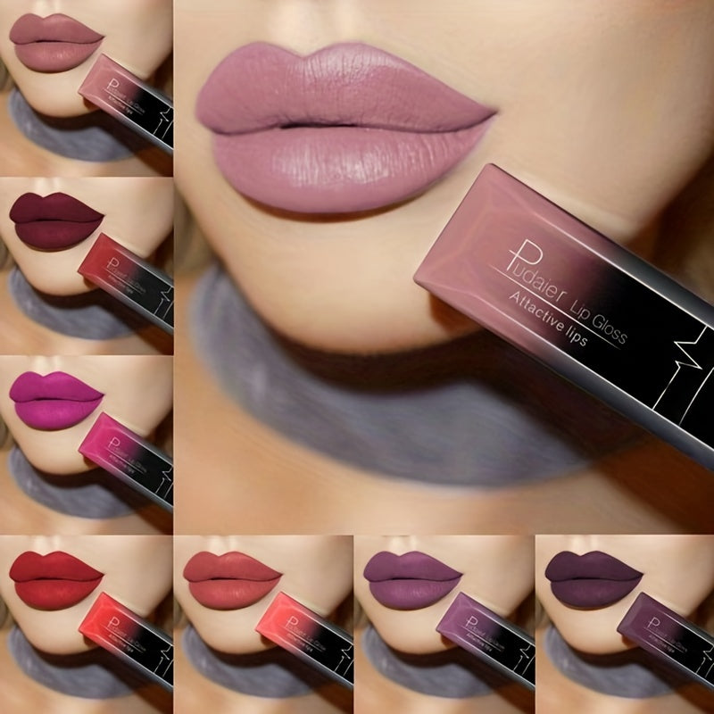 18-Color Matte Liquid Lipstick – Long-Lasting & Waterproof Lip Gloss Style1 MAHYSTYLE