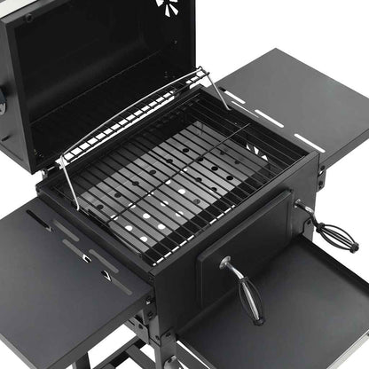 Kullgrill Med Bunnhylle Svart
