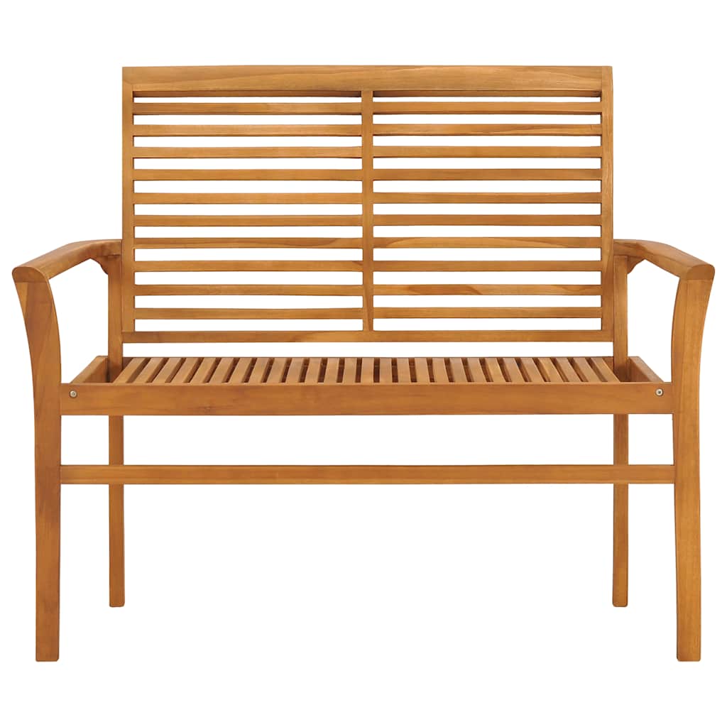 Hagebenk Med Antrasitt Pute 112 Cm Heltre Teak