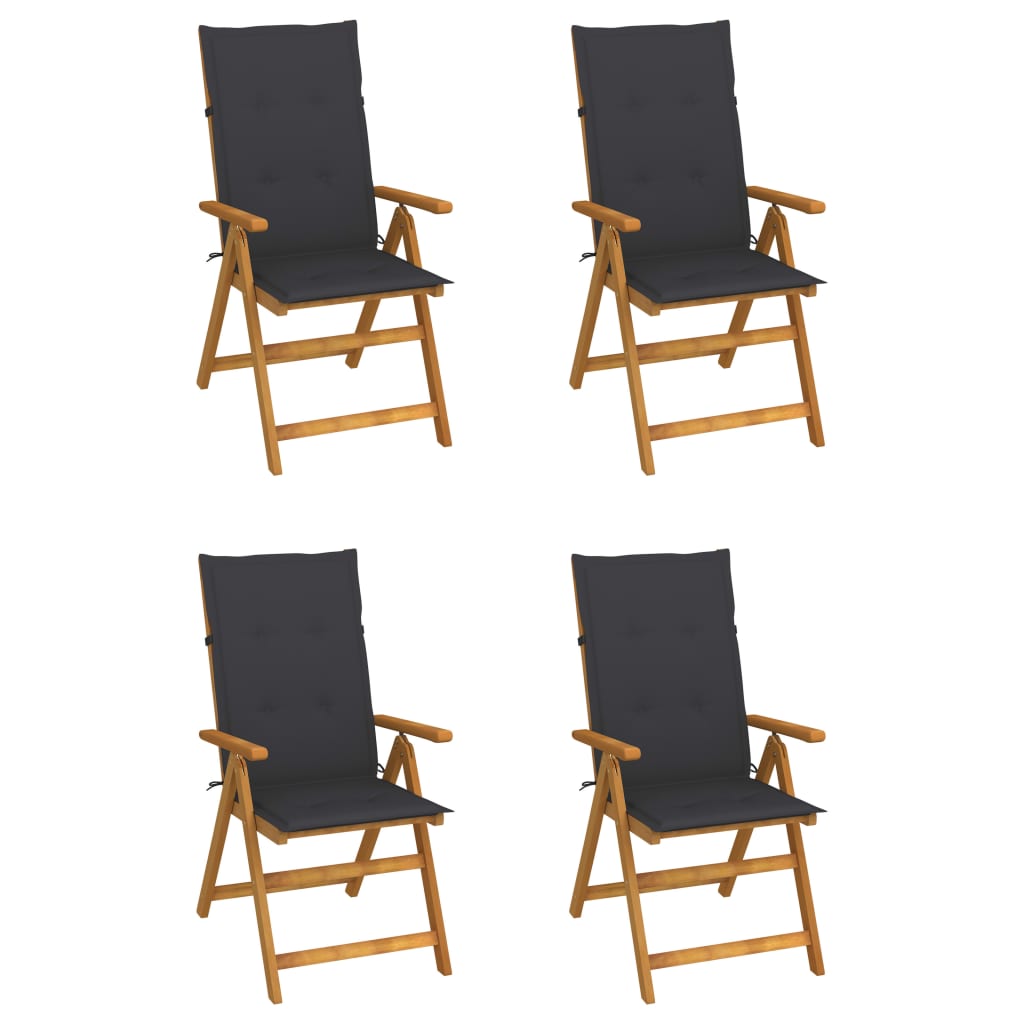 Hagelenestoler 4 Stk Med Puter Heltre Akasie