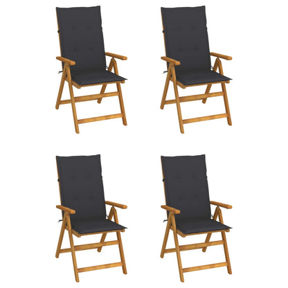 Hagelenestoler 4 Stk Med Puter Heltre Akasie
