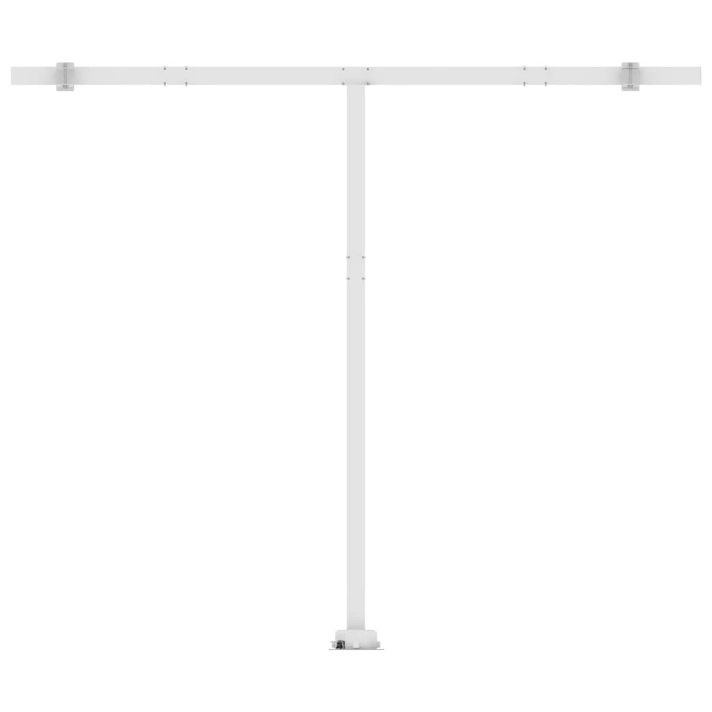 Automatisk Markise Med Led Og Vindsensor 300X250 Cm Kremhvit