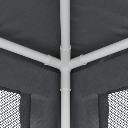 Festtelt Med 4 Sidevegger Av Netting Antrasitt 2,5X2,5 M Hdpe
