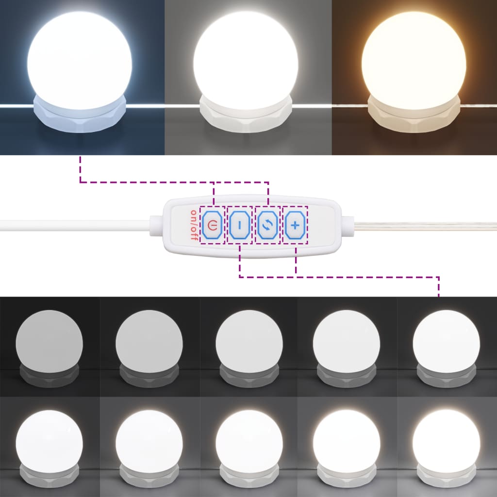 Led Speilskap Svart 91X15X76,5 Cm
