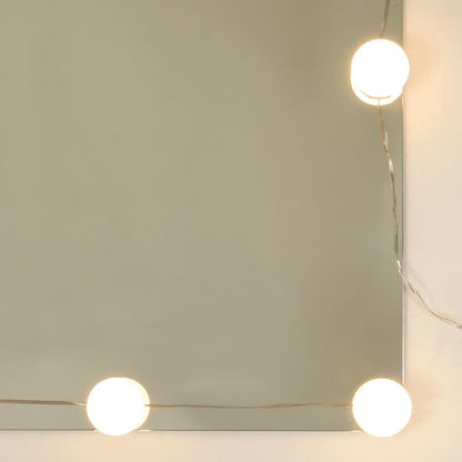 Led Speilskap Svart 91X15X76,5 Cm