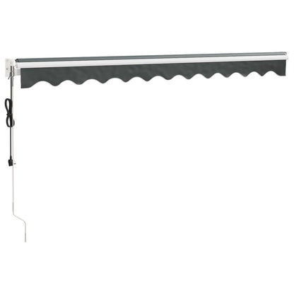 Automatisk Uttrekkbar Markise Antrasitt 3,5X2,5 M