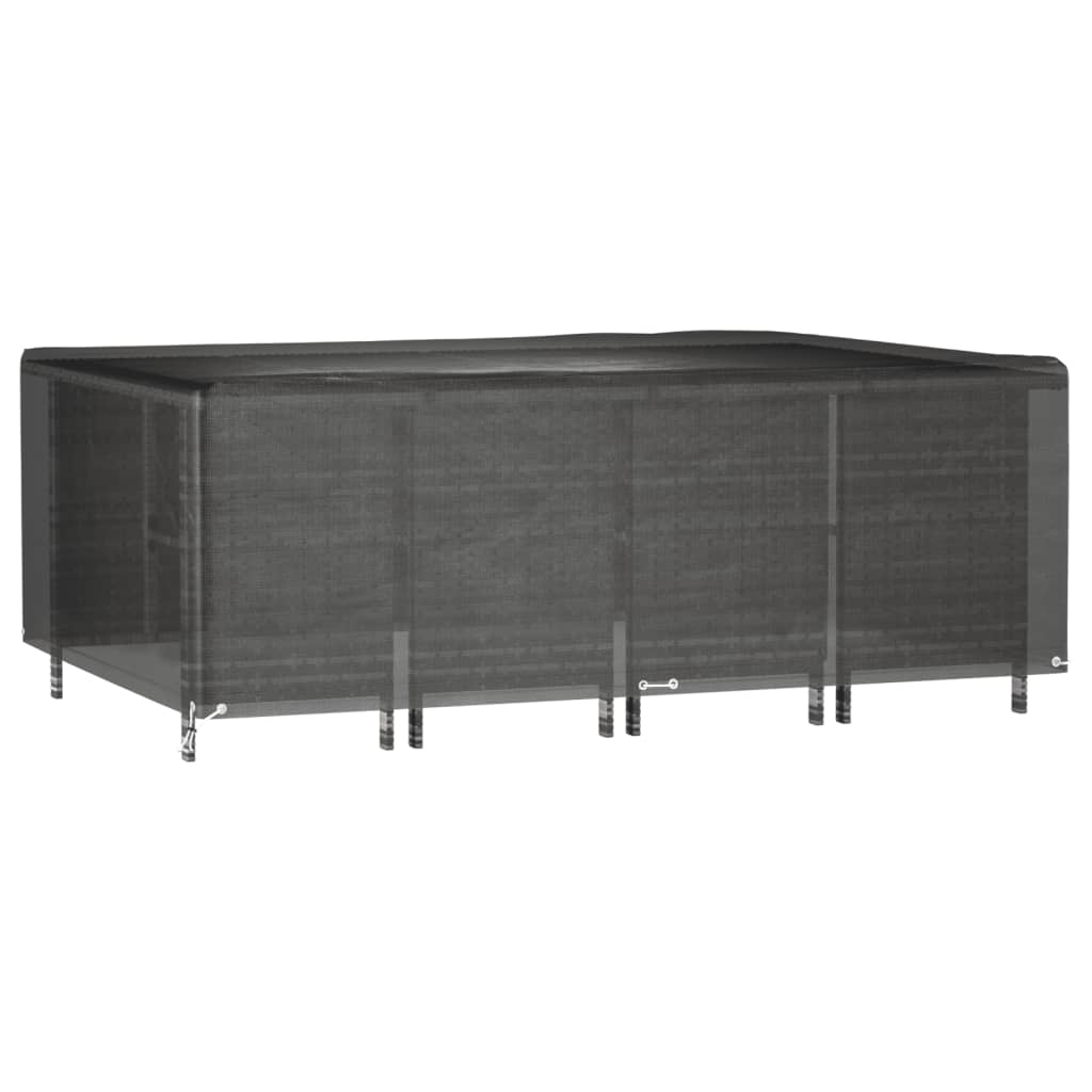 Hagemøbeltrekk 2 Stk 12 Maljer 240X180X80 Cm Rektangulær