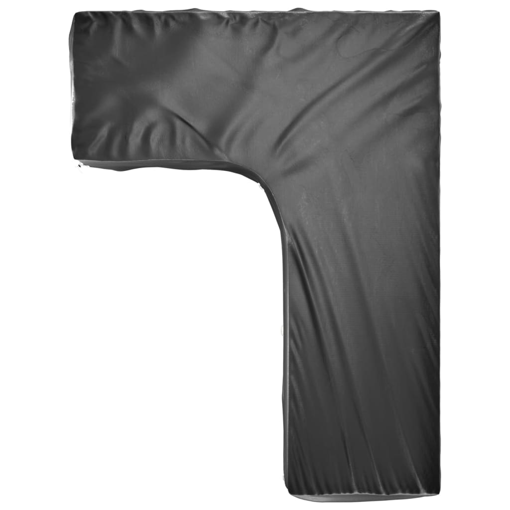 L-Formet Hagemøbeltrekk 2 Stk 18 Maljer 220X285X80 Cm