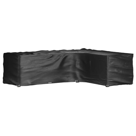 L-Formet Hagemøbeltrekk 2 Stk 18 Maljer 285X220X80 Cm