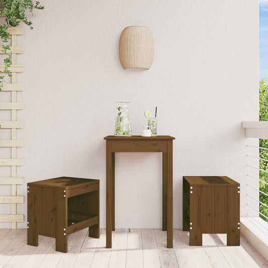 Barkrakker 2 Stk Honningbrun 40X36X45 Cm Heltre Furu