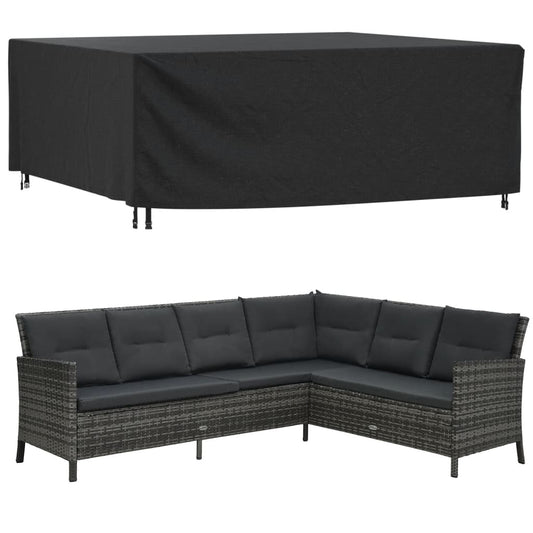 Hagemøbeltrekk Svart 250X210X90 Cm Vanntett 420D