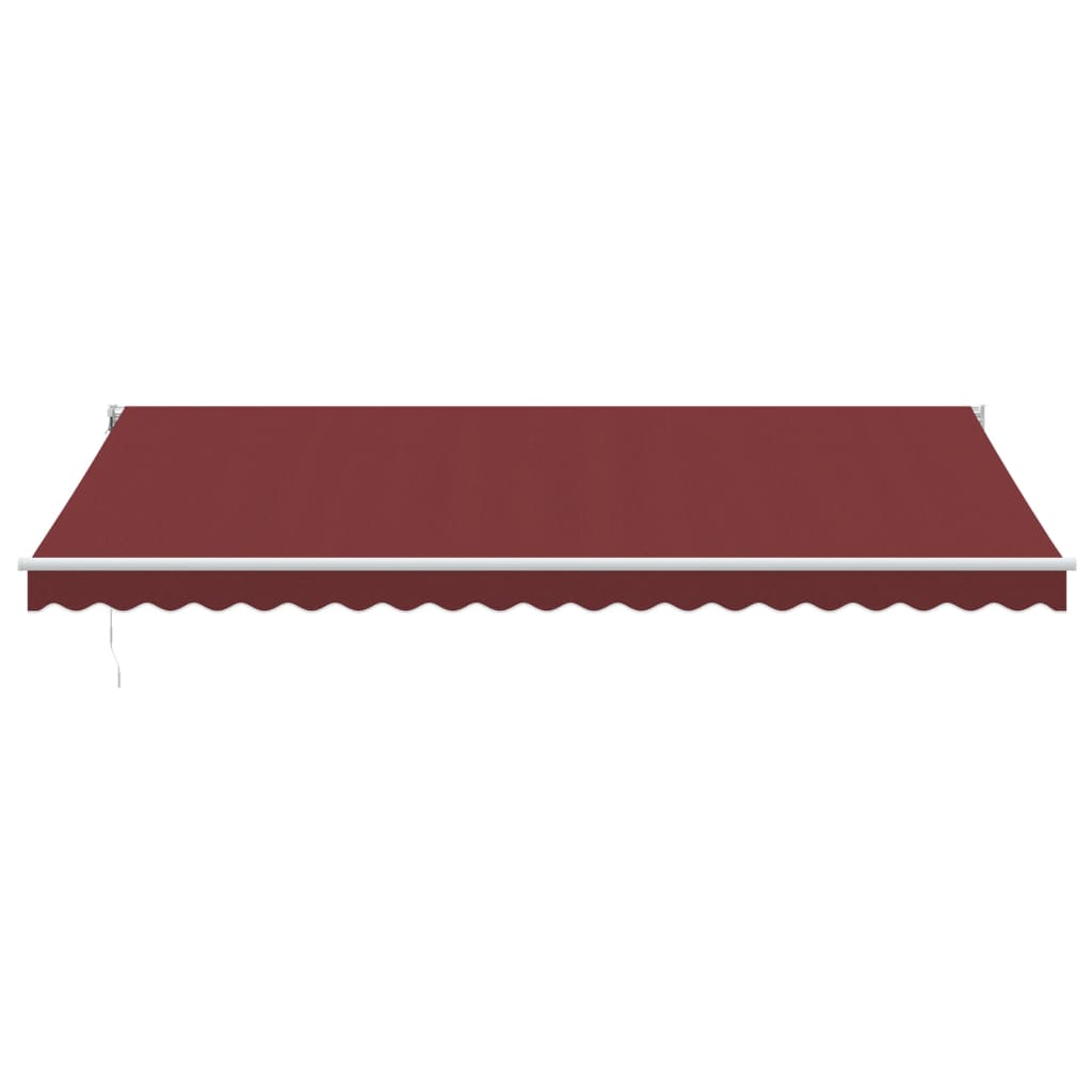Automatisk Uttrekkbar Markise Burgunder 500X300 Cm