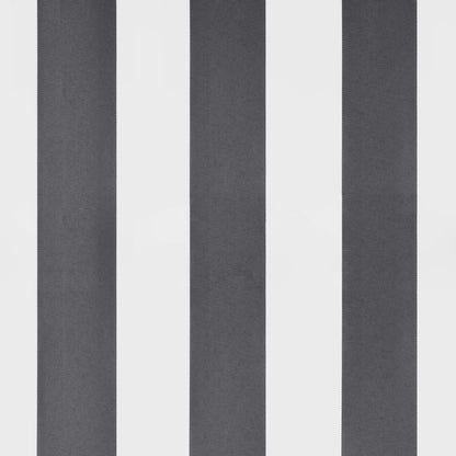 Uttrekkbar Markise Antrasitt Og Hvit 3,5X2,5 M Stoff Aluminium