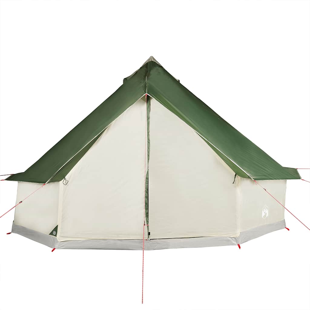 Tipi-Telt For Camping 8 Personer Grønn Vanntett