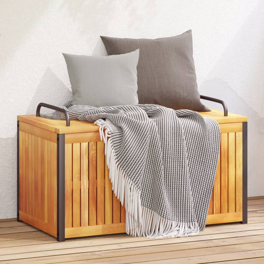 Putekasse 85X45X45/53 Cm Heltre Akasie Og Stål