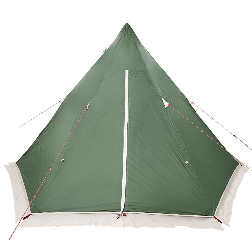 Tipi-Telt For Camping 6 Personer Grønn Vanntett
