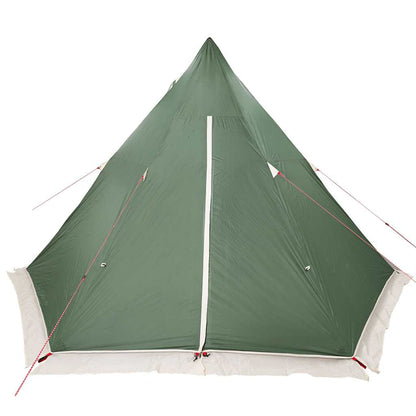 Tipi-Telt For Camping 6 Personer Grønn Vanntett