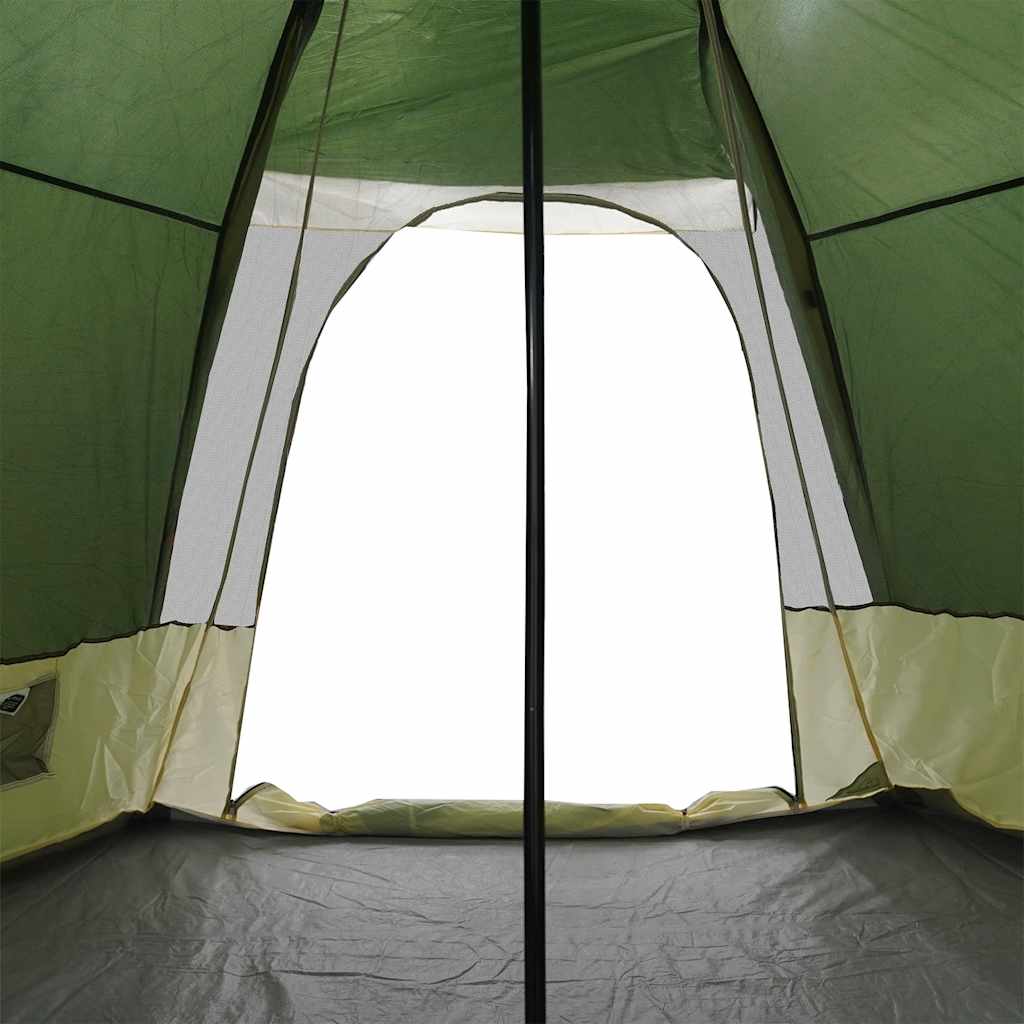 Tipi-Telt For Camping 6 Personer Grønn Vanntett