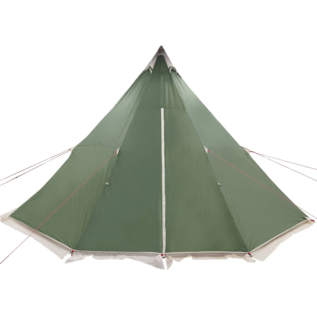 Tipi-Telt For Camping 6 Personer Grønn Vanntett