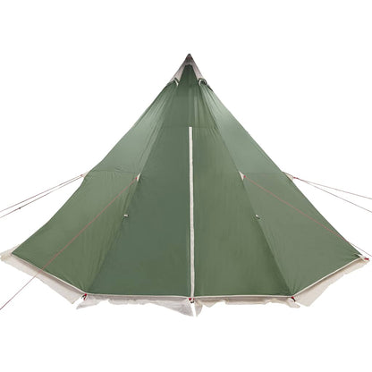 Tipi-Telt For Camping 6 Personer Grønn Vanntett