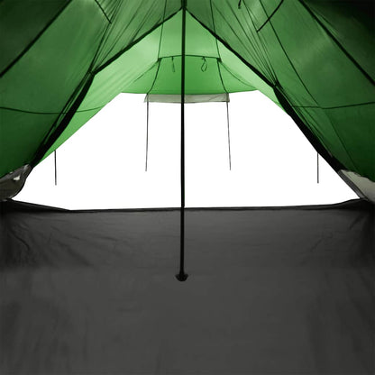 Tipi-Telt For Camping 6 Personer Grønn Vanntett