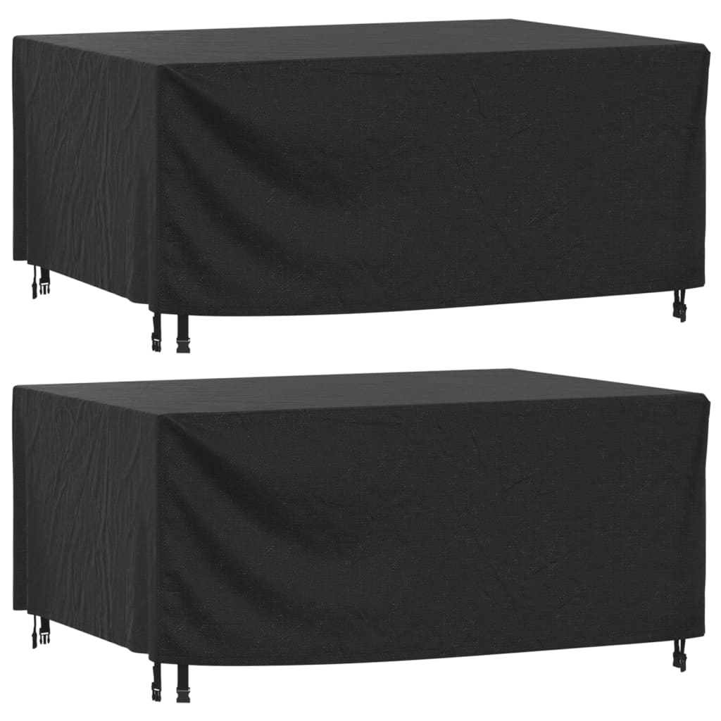Hagemøbeltrekk 2 Stk Svart 172X113X73 Cm Vanntett 420D