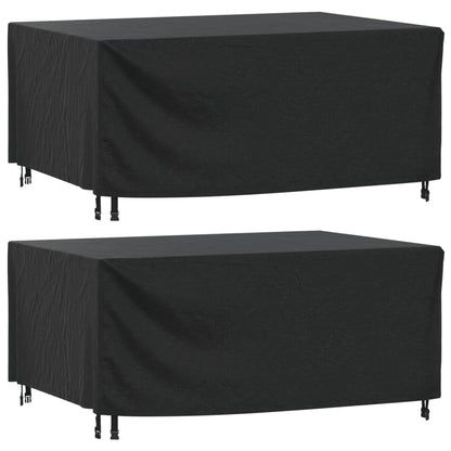 Hagemøbeltrekk 2 Stk Svart 172X113X73 Cm Vanntett 420D