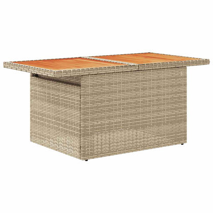 Hagesofaer Med Puter 9 Deler Beige Polyrotting Akasie