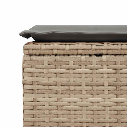 Hagesofaer Med Puter 6 Deler Beige Polyrotting Akasie