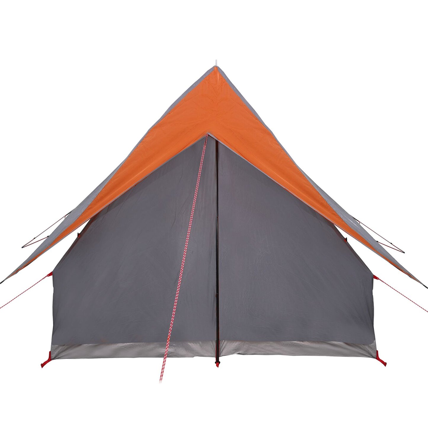 Camping Telt A-Frame 3-Person Grå Og Oransje Vanntett