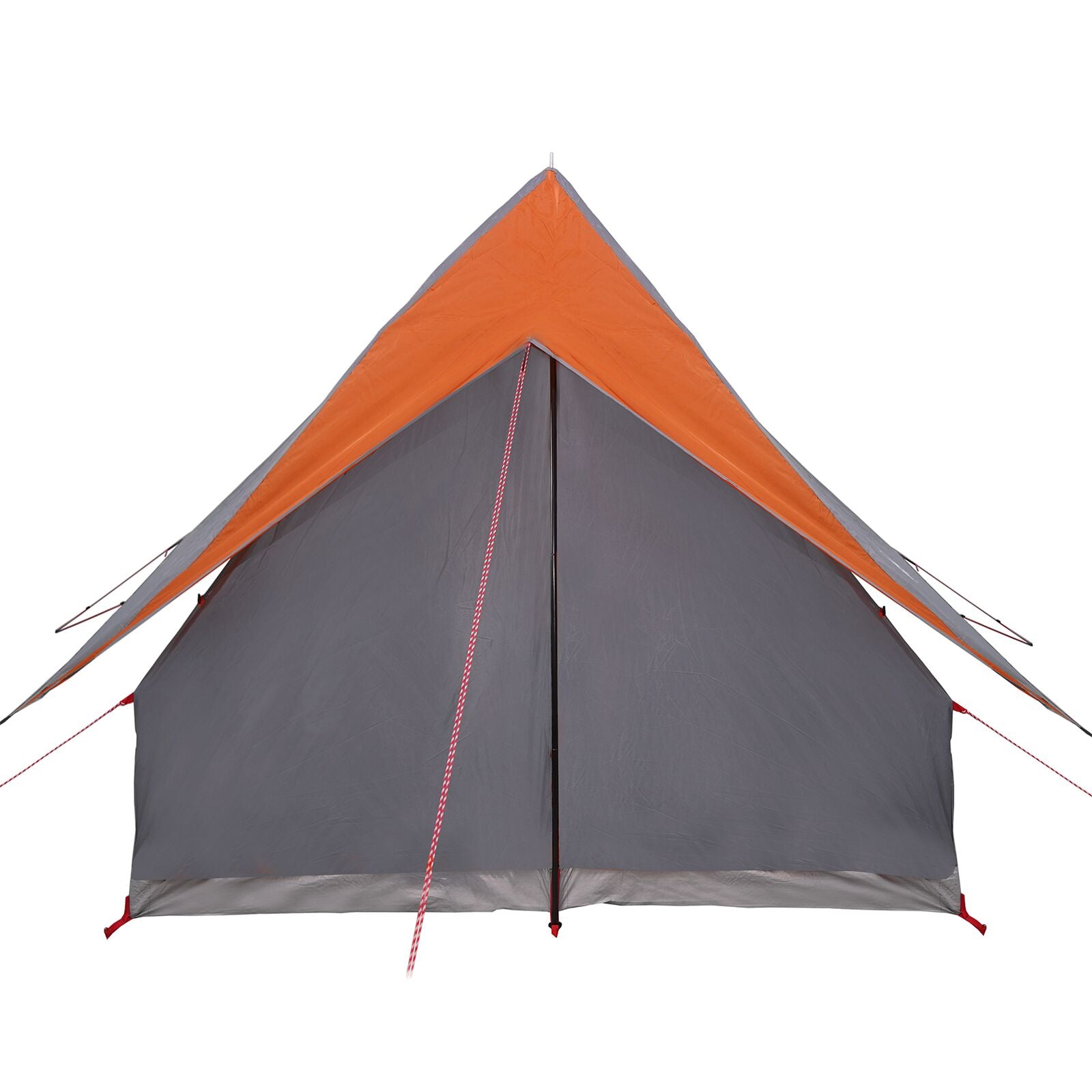 Camping Telt A-Frame 3-Person Grå Og Oransje Vanntett