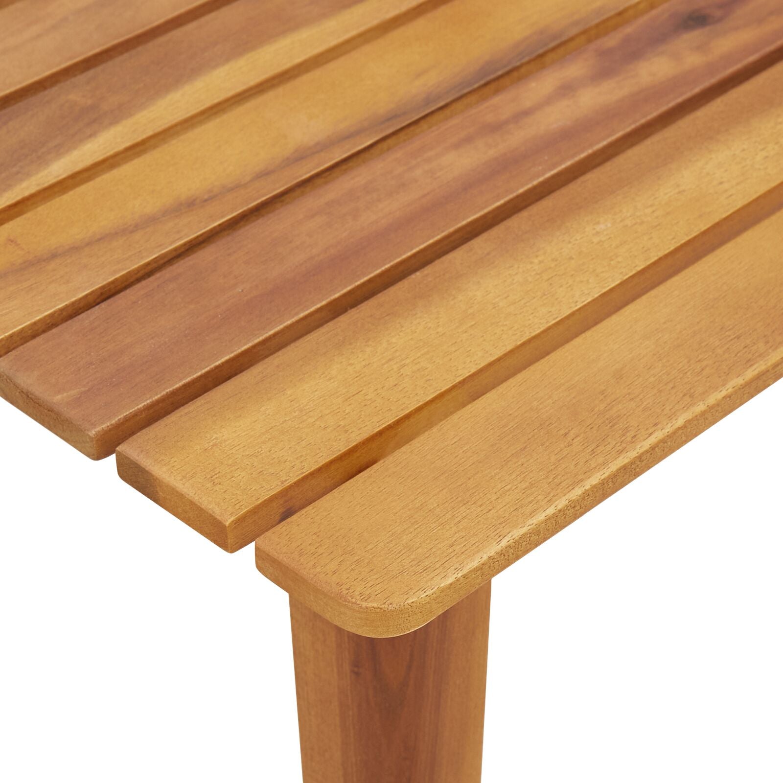 Hagemøbler Med Bord, 3 Deler, Beige, Massivt Akasietre