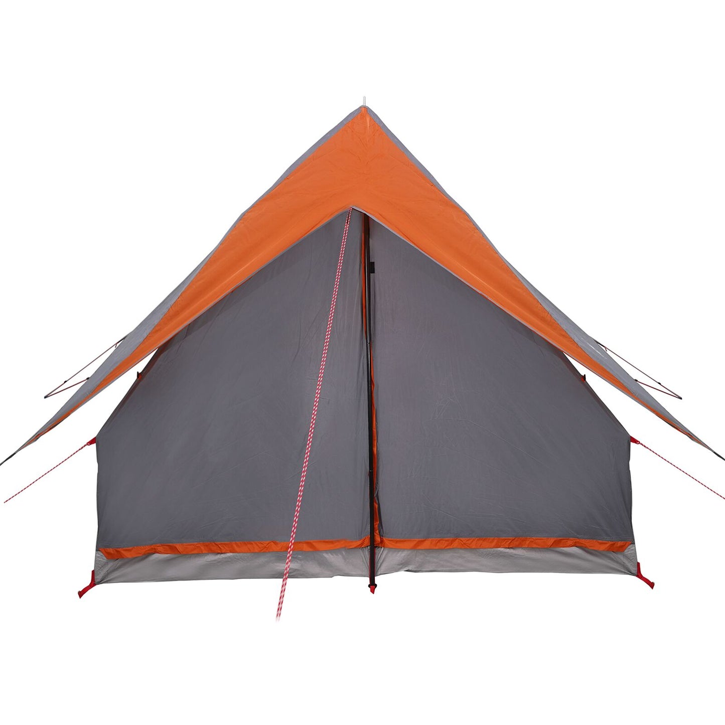 Camping Telt A-Frame 3-Person Grå Og Oransje Vanntett