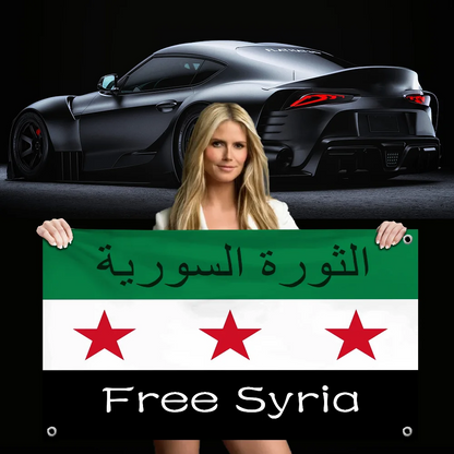 Hang Syrians Flag