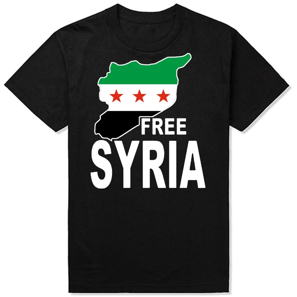 Cotton Men's "Free Syria" T-Shirt