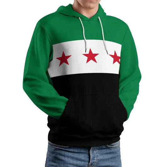 Syria Flag Hoodie for men and women 1 / 6XL MAHYSTYLE