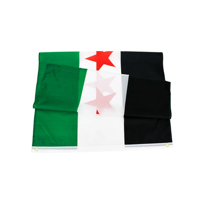 Three Stars Free Syrian Arab Flag