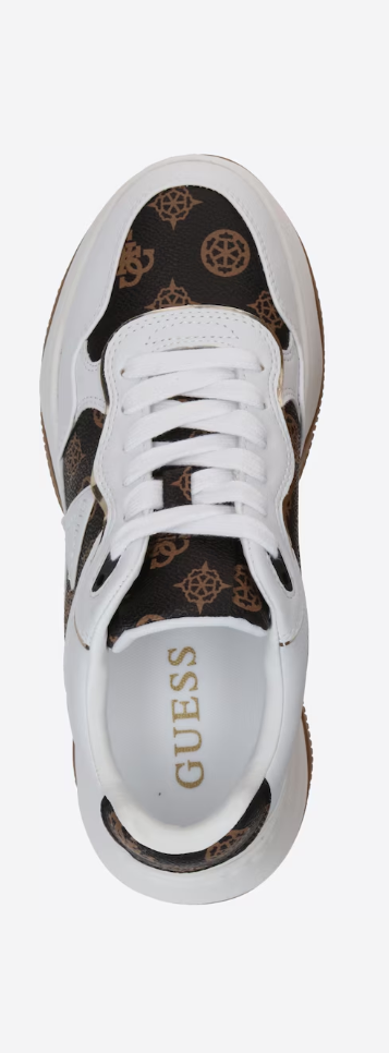 Guess Harper – Stilrene hvite sporty sneakers for vår og sommer
