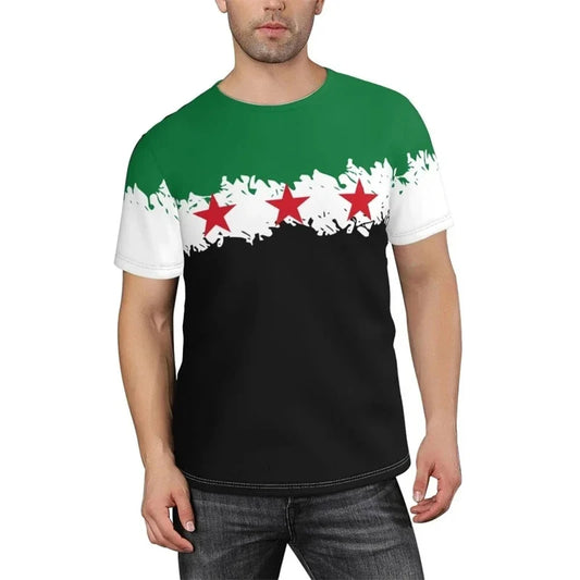 T-Shirt Syria Flag for Men & Women and Kids