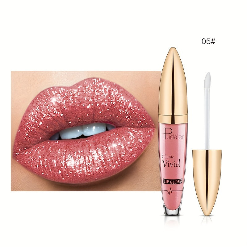 Pudaier Shiny Stars Lipgloss – Fuktighetsgivende & Langvarig Høyglans