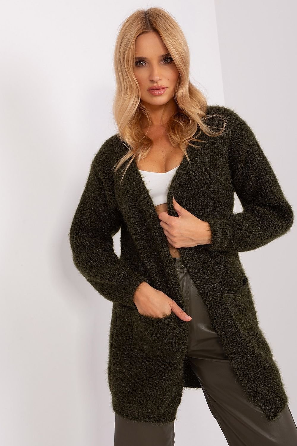 Long Cardigan with Pockets