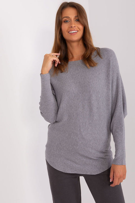 Grey Batwing Sweater S/M MAHYSTYLE