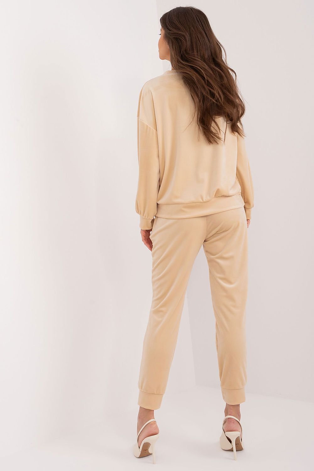 Trendy Velour Tracksuit by Italy Moda