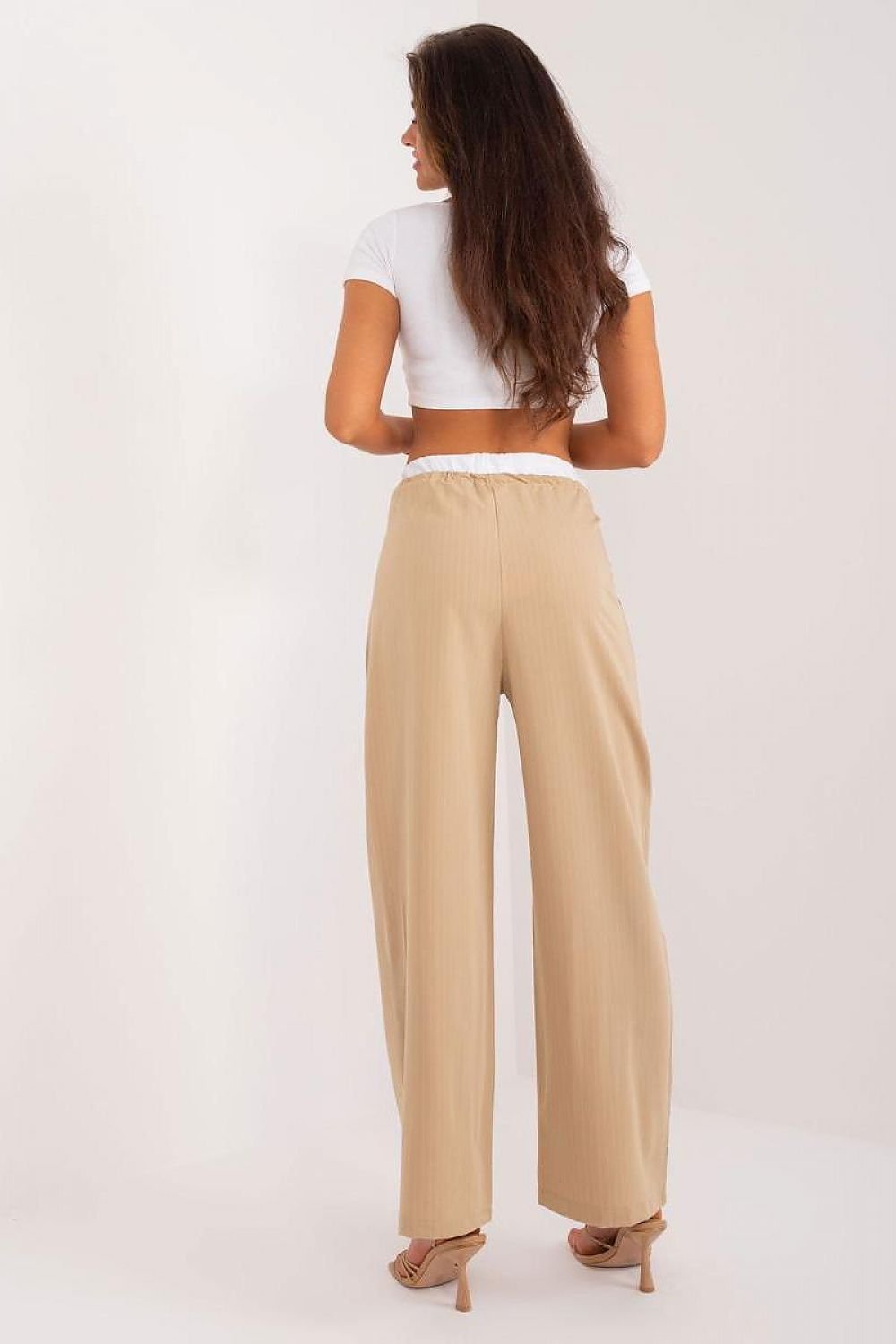 Elegant Striped Palazzo Pants by Italy Moda